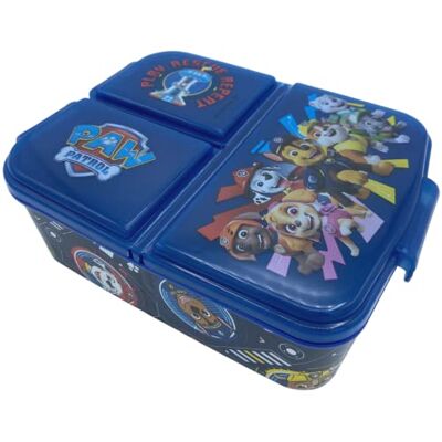 Stor Sandwichera para Niños Decorada con los Personajes de Patrulla Canina Fiambrera Infantil Para el Almuerzo y Merienda para Colegio 3 Compartimentos 6,7x16,5x19,5 CM 150GR Stor Sandwichera para Niños Decorada con los Personajes de Patrulla Canina Fiambrera Infantil Para el Almuerzo y Merienda para Colegio 3 Compartimentos 6,7x16,5x19,5 CM 150GR