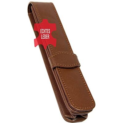 Online Schreibgeräte Estuche de cuero para un bolígrafo, color marrón Online Schreibgeräte Estuche de cuero para un bolígrafo, color marrón