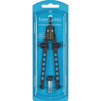 Faber-Castell 174335 Factory Neon Compás con rueda Faber-Castell 174335 Factory Neon Compás con rueda