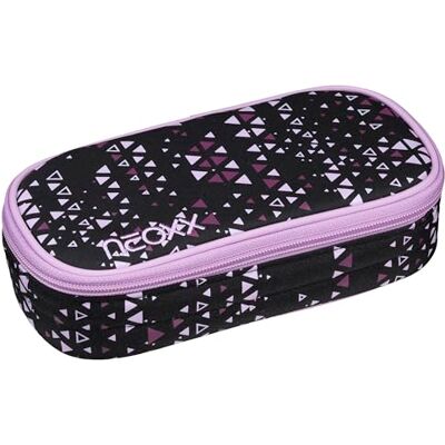 neoxx Estuche Escolar Jump Purple Crush Botellas Pet recicladas, Compartimento Principal con Cremallera, 10 Trabillas para bolígrafos, Ventana Transparente Material Escolar para niños neoxx Estuche Escolar Jump Purple Crush Botellas Pet recicladas, Compartimento Principal con Cremallera, 10 Trabillas para bolígrafos, Ventana Transparente Material Escolar para niños