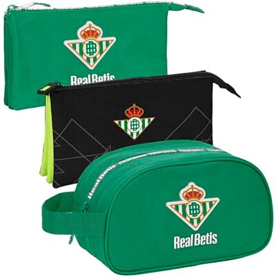 Safta Pack 3 Piezas Real Betis BALOMPIE 2 Estuches y 1 Neceser Real Betis 2 Estuches y 1 Neceser Diseño Único y Licencia Oficial Real Betis Safta Pack 3 Piezas Real Betis BALOMPIE 2 Estuches y 1 Neceser Real Betis 2 Estuches y 1 Neceser Diseño Único y Licencia Oficial Real Betis