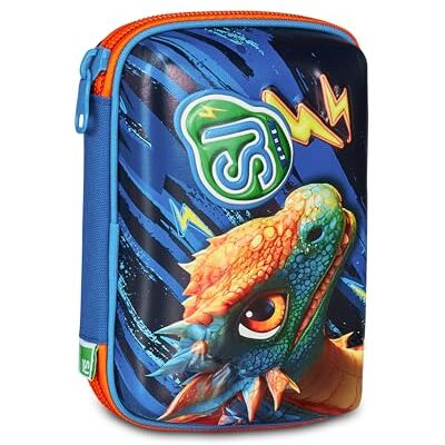 SJ GANG STYLE JAM GANG Estuche Escolar Speed Pad + Dragon Glide, Azul, portalápices Mono Compartimento con Plance extraíbles, Completo de bolígrafos, lápices, Colores, Accesorios Mochila, Escuela SJ GANG STYLE JAM GANG Estuche Escolar Speed Pad + Dragon Glide, Azul, portalápices Mono Compartimento con Plance extraíbles, Completo de bolígrafos, lápices, Colores, Accesorios Mochila, Escuela