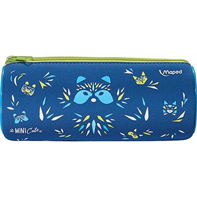 Maped Material Escolar Estuche Mini Cute Azul Diseño Circular Cierre con Cremallera Metálica Dimensiones de 21 x 6 cm Tejido Resistente de Neopreno Ideal para la Mochila Maped Material Escolar Estuche Mini Cute Azul Diseño Circular Cierre con Cremallera Metálica Dimensiones de 21 x 6 cm Tejido Resistente de Neopreno Ideal para la Mochila