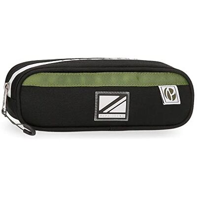 Pepe Jeans Luca Estuche Negro 22x7x3 cms Poliéster Pepe Jeans Luca Estuche Negro 22x7x3 cms Poliéster