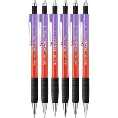 Faber-Castell Portaminas Grip 1347 Punchy Melon 0,7 mm, 6 unidades Faber-Castell Portaminas Grip 1347 Punchy Melon 0,7 mm, 6 unidades