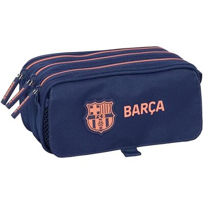 Safta F.C.Barcelona 2ª EQUIPACIÓN Portatodo Triple Big, Estuche Infantil, Estuche Niño, Ideal para Niños en Edad Escolar, Cómodo y Versátil, Calidad y Resistencia, 21.5x8x10 cm Safta F.C.Barcelona 2ª EQUIPACIÓN Portatodo Triple Big, Estuche Infantil, Estuche Niño, Ideal para Niños en Edad Escolar, Cómodo y Versátil, Calidad y Resistencia, 21.5x8x10 cm