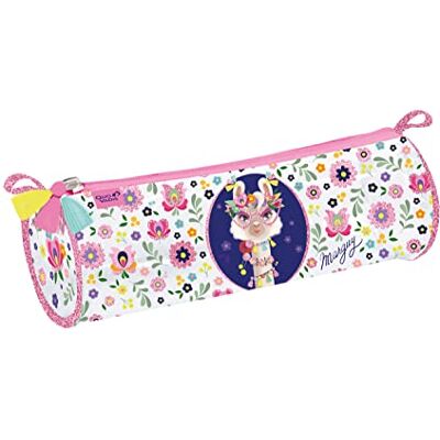 QUO VADIS 2411278Q Estuche Redondo 23x8x8cm MAGALI FOURNIER Llama QUO VADIS 2411278Q Estuche Redondo 23x8x8cm MAGALI FOURNIER Llama