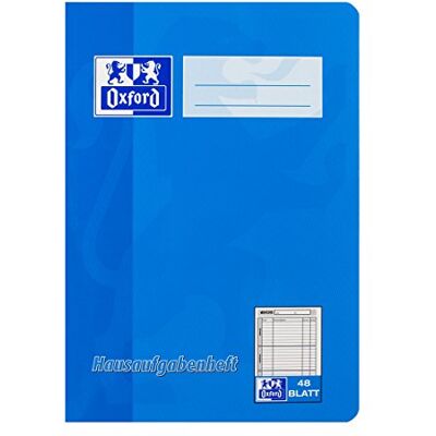 Oxford Cuaderno A5 48 páginas Rojo Azul - Cuaderno Oxford Cuaderno A5 48 páginas Rojo Azul - Cuaderno