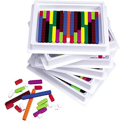 Learning Resources Cuisenaire Varillas de plástico de conexión para aula Learning Resources Cuisenaire Varillas de plástico de conexión para aula