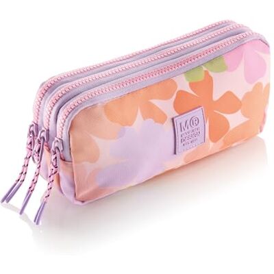 Miquelrius Estuche Escolar Triple Rectangular, Portatodo Reciclado con 3 Compartimentos, Cremalleras de Plástico, Tiradores de Cuerda, Vuelta al Cole, 21 x 7,5 x 10,5 cm, Acuarela Miquelrius Estuche Escolar Triple Rectangular, Portatodo Reciclado con 3 Compartimentos, Cremalleras de Plástico, Tiradores de Cuerda, Vuelta al Cole, 21 x 7,5 x 10,5 cm, Acuarela