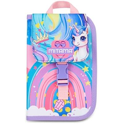 Mitama Estuche Escolar con 4 Cremalleras, Color Lila, portalápices Triple Compartimento con bolígrafos, lápices, Colores, Accesorios de Mochila, Escuela Primaria, niña Mitama Estuche Escolar con 4 Cremalleras, Color Lila, portalápices Triple Compartimento con bolígrafos, lápices, Colores, Accesorios de Mochila, Escuela Primaria, niña