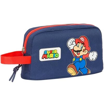 Safta Super Mario World Porta Desayunos Térmico, Termo, Portatodo, Calidad y Máxima Resistencia, Porta Comida, Recreo, 21.5x6.5x12 cm, Color Azul Marino Safta Super Mario World Porta Desayunos Térmico, Termo, Portatodo, Calidad y Máxima Resistencia, Porta Comida, Recreo, 21.5x6.5x12 cm, Color Azul Marino