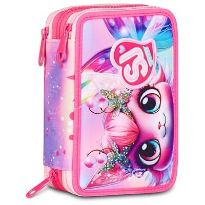 SJ GANG STYLE JAM GANG Estuche Escolar 3 Cremalleras Cat LED, Rosa, portalápices Triple Compartimento Completo con bolígrafos, lápices, Colores, Accesorios Mochila, Escuela Primaria, niña SJ GANG STYLE JAM GANG Estuche Escolar 3 Cremalleras Cat LED, Rosa, portalápices Triple Compartimento Completo con bolígrafos, lápices, Colores, Accesorios Mochila, Escuela Primaria, niña