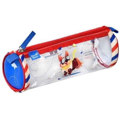 QUO VADIS Marguy Kids Estuche escolar redondo (8 x 23 x 8 cm, 1 compartimento), multicolor QUO VADIS Marguy Kids Estuche escolar redondo (8 x 23 x 8 cm, 1 compartimento), multicolor