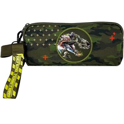 CYPBRANDS Jurassic World, Estuche cilíndrico, Portatodos, Material Escolar, Estuche, Color Verde, Producto Oficial CYPBRANDS Jurassic World, Estuche cilíndrico, Portatodos, Material Escolar, Estuche, Color Verde, Producto Oficial
