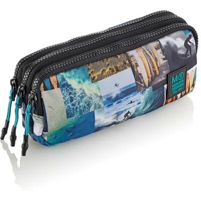 Miquelrius Estuche Escolar, Portatodo Triple, Fabricado con Botellas recicladas, Cierre Cremallera, Organiza tu Material Escolar para la Vuelta al Cole Miquelrius Estuche Escolar, Portatodo Triple, Fabricado con Botellas recicladas, Cierre Cremallera, Organiza tu Material Escolar para la Vuelta al Cole