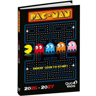 QUO VADIS Agenda 2026-2027 Eurotextagenda ML Pac Man Ghost (12 x 17 cm) QUO VADIS Agenda 2026-2027 Eurotextagenda ML Pac Man Ghost (12 x 17 cm)