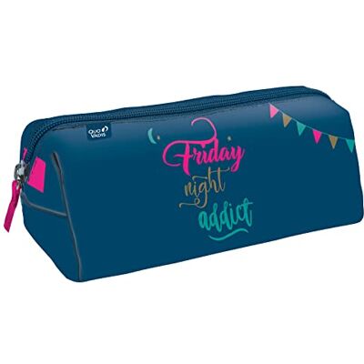 QUO VADIS Estuche triangular 23,7,8x7,8cm WORDS Friday night addict QUO VADIS Estuche triangular 23,7,8x7,8cm WORDS Friday night addict