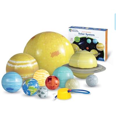 Learning Resources Sistema Solar Inflable – Set Educativo con 11 Planetas y Sol – Aprendizaje Visual de Astronomía – A Partir de 5 Años – Regalo Stem Learning Resources Sistema Solar Inflable – Set Educativo con 11 Planetas y Sol – Aprendizaje Visual de Astronomía – A Partir de 5 Años – Regalo Stem