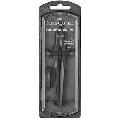 Faber-Castell Compás Negro (5 Unidades) Faber-Castell Compás Negro (5 Unidades)