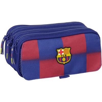 Safta F.C. Barcelona 1ª EQUIPACIÓN 25/26 Portatodo Triple Big, Estuche Infantil, Estuche Niño, Ideal para Niños en Edad Escolar, Cómodo y Versátil, Calidad y Resistencia, 21.5x8x10 cm Safta F.C. Barcelona 1ª EQUIPACIÓN 25/26 Portatodo Triple Big, Estuche Infantil, Estuche Niño, Ideal para Niños en Edad Escolar, Cómodo y Versátil, Calidad y Resistencia, 21.5x8x10 cm