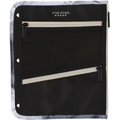 Five Star Estuche para lápices, Estuche para bolígrafos, Bolsa con Cremallera de 3 Bolsillos, se Adapta a Carpetas de 3 Anillas, Organizador de Almacenamiento para Suministros de Aula, Auriculares Five Star Estuche para lápices, Estuche para bolígrafos, Bolsa con Cremallera de 3 Bolsillos, se Adapta a Carpetas de 3 Anillas, Organizador de Almacenamiento para Suministros de Aula, Auriculares