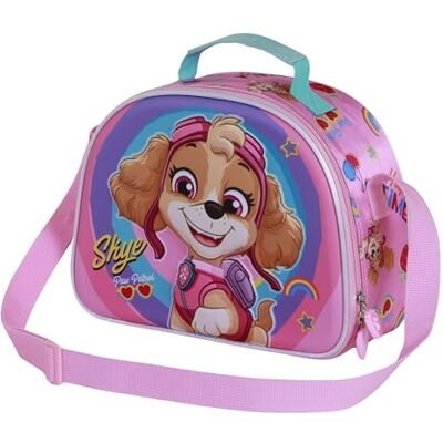 KARACTERMANIA La Patrulla Canina Happy-Bolsa Portamerienda 3D, Rosa, 26 x 20 cm KARACTERMANIA La Patrulla Canina Happy-Bolsa Portamerienda 3D, Rosa, 26 x 20 cm