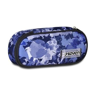 Seven Bolsa Escolar Round Plus, Morado, Bolsillo Interior con Cremallera y Trabillas elásticas portalápices, Accesorios para Mochila, Escuela Primaria, Media y Superior, niña, niña Seven Bolsa Escolar Round Plus, Morado, Bolsillo Interior con Cremallera y Trabillas elásticas portalápices, Accesorios para Mochila, Escuela Primaria, Media y Superior, niña, niña
