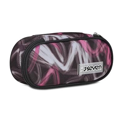 Bolso redondo Plus Seven Rosa Violeta - Bolsillo con cremallera y pasantes Bolso redondo Plus Seven Rosa Violeta - Bolsillo con cremallera y pasantes