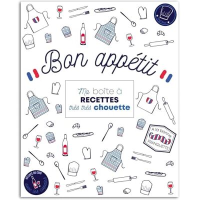 Toga DRAEGER PARIS 1886 Kit papelería archivador de Recetas Frenchy, Papel, Azul, Blanco, Rojo, talla única Toga DRAEGER PARIS 1886 Kit papelería archivador de Recetas Frenchy, Papel, Azul, Blanco, Rojo, talla única