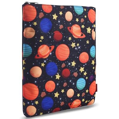 LParkin Funda para libros Galaxy Space Book, protectora, para libros de bolsillo, tela lavable, con cremallera, tamaño mediano, 23 x 27 cm LParkin Funda para libros Galaxy Space Book, protectora, para libros de bolsillo, tela lavable, con cremallera, tamaño mediano, 23 x 27 cm