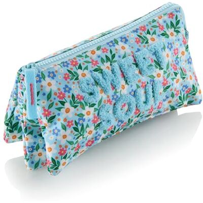 Miquelrius Estuche Escolar Triple, Portatodo Reciclado con 3 Compartimentos Interiores, Cremallera de Plástico, Tiradores de Tela, Acabado Toalla, Vuelta al Cole, 22 x 2 x 11,5 cm, Sweet Soul Miquelrius Estuche Escolar Triple, Portatodo Reciclado con 3 Compartimentos Interiores, Cremallera de Plástico, Tiradores de Tela, Acabado Toalla, Vuelta al Cole, 22 x 2 x 11,5 cm, Sweet Soul