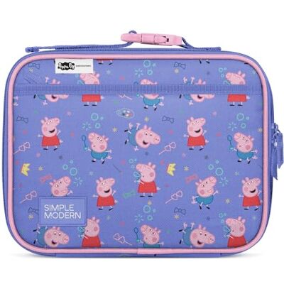 Simple Modern Fiambrera infantil Peppa Pig para la escuela Bolsa térmica reutilizable para almuerzo para niñas y niños Con bolsillos exteriores e interiores Colección Hadley Peppa Pig Bubbles Simple Modern Fiambrera infantil Peppa Pig para la escuela Bolsa térmica reutilizable para almuerzo para niñas y niños Con bolsillos exteriores e interiores Colección Hadley Peppa Pig Bubbles