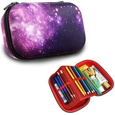 ZIPIT Estuche Escolar para Niñas, Gran Capacidad, Galaxia ZIPIT Estuche Escolar para Niñas, Gran Capacidad, Galaxia