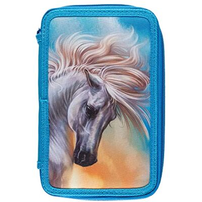 Estuche escolar Triple Pferd de Idena de 47 piezas Estuche escolar Triple Pferd de Idena de 47 piezas