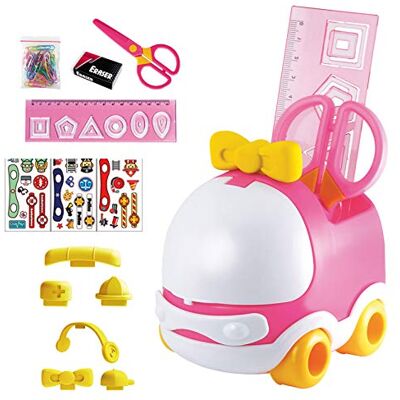 DOHE Set de escritorio infantil Coche Rosa DOHE Set de escritorio infantil Coche Rosa