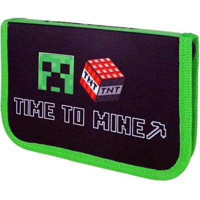 ASTRA Minecraft Bedrock Case Estuche para lápices, Estuche para lápices, Estuche para la Escuela, Estuche Grande, Caja de lápices Minecraft, carbón, Estuche para ASTRA Minecraft Bedrock Case Estuche para lápices, Estuche para lápices, Estuche para la Escuela, Estuche Grande, Caja de lápices Minecraft, carbón, Estuche para