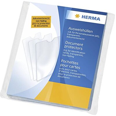 HERMA 1x25 ausweisfundas 80x115 HERMA 1x25 ausweisfundas 80x115