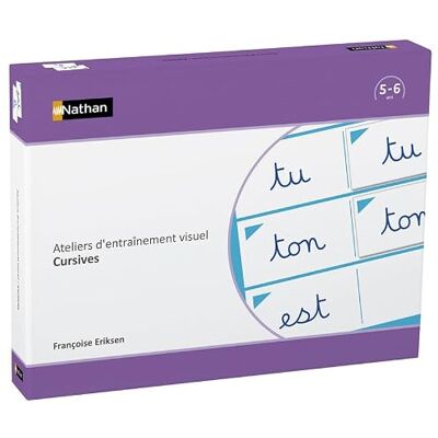 NATHAN Entrainement visuel cursives NATHAN Entrainement visuel cursives