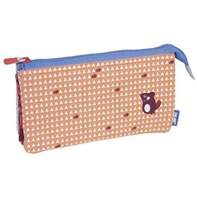 MILAN Portatodo 5 Compartimentos Net&Lit Estuches, 22 cm, Rosa MILAN Portatodo 5 Compartimentos Net&Lit Estuches, 22 cm, Rosa