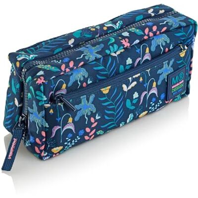Miquelrius Estuche Escolar, Portatodo Triple Bolsillos, Fabricado con Botellas recicladas, Cierre Cremallera, Organiza tu Material Escolar para la Vuelta al Cole, Jungle Miquelrius Estuche Escolar, Portatodo Triple Bolsillos, Fabricado con Botellas recicladas, Cierre Cremallera, Organiza tu Material Escolar para la Vuelta al Cole, Jungle