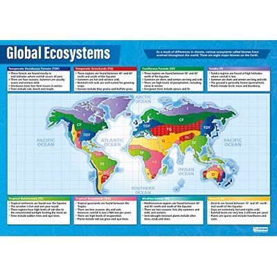 Daydream Education Global Ecosystems Pósteres de geografía Papel laminado brillante de 850 mm x 594 mm (A1) Carteles de clase de geografía Gráficas de educación Daydream Education Global Ecosystems Pósteres de geografía Papel laminado brillante de 850 mm x 594 mm (A1) Carteles de clase de geografía Gráficas de educación