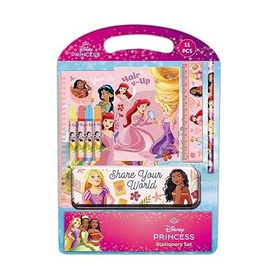 Safta PRINCESAS DISNEY BLOOM Set de Escritura, Estuche Regalo, Estuche Metálico, Plumier, Estuche Niño, Ideal para Niños, Cómodo y Versátil, Calidad y Resistencia, 27x3x37.5 cm Safta PRINCESAS DISNEY BLOOM Set de Escritura, Estuche Regalo, Estuche Metálico, Plumier, Estuche Niño, Ideal para Niños, Cómodo y Versátil, Calidad y Resistencia, 27x3x37.5 cm