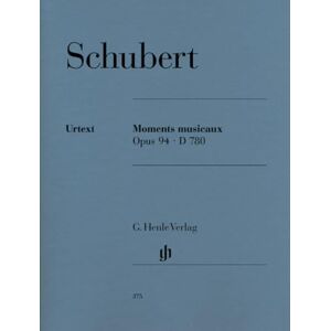 Schubert, Franz Moments musicaux op. 94 d 780 Schubert, Franz Moments musicaux op. 94 d 780