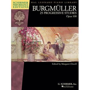 Friedrich, Burgmuller 25 progressive studies, op. 100 piano (Schirmer Performance Editions-Hal Leonard Piano Library) Friedrich, Burgmuller 25 progressive studies, op. 100 piano (Schirmer Performance Editions-Hal Leonard Piano Library)