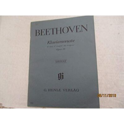 Beethoven, Ludwig Ludwig van beethoven : sonate pour piano n 21 en ut majeur op. 53 (waldstein): Instrumentation: Piano solo Beethoven, Ludwig Ludwig van beethoven : sonate pour piano n 21 en ut majeur op. 53 (waldstein): Instrumentation: Piano solo