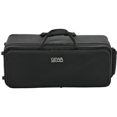 GEWA estuche para trompeta Symphony para 2 trompetas (Perinet o de válvula rotativa), tejido de nylon, núcleo de fibra de vidrio, incl. correas de mochila, bolsa para accesorios y partituras, negro GEWA estuche para trompeta Symphony para 2 trompetas (Perinet o de válvula rotativa), tejido de nylon, núcleo de fibra de vidrio, incl. correas de mochila, bolsa para accesorios y partituras, negro