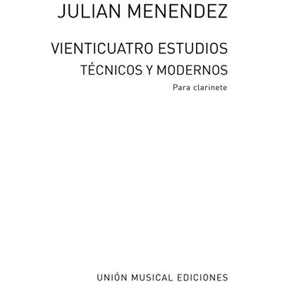 Music Sales MENENDEZ J. ESTUDIOS TECNICOS Y MODERNOS (24) - Music Sales MENENDEZ J. ESTUDIOS TECNICOS Y MODERNOS (24) -