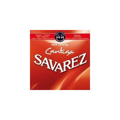 Savarez CUERDAS GUITARRA CLASICA (510/CR) New Cristal Cantiga Roja Tension Normal (Juego Completo) Savarez CUERDAS GUITARRA CLASICA (510/CR) New Cristal Cantiga Roja Tension Normal (Juego Completo)