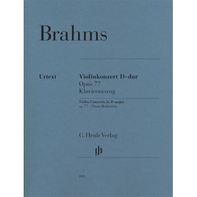 Brahms, Johannes Violinkonzert D-dur op. 77: Instrumentation: Violin and Piano, Violin Concertos Brahms, Johannes Violinkonzert D-dur op. 77: Instrumentation: Violin and Piano, Violin Concertos